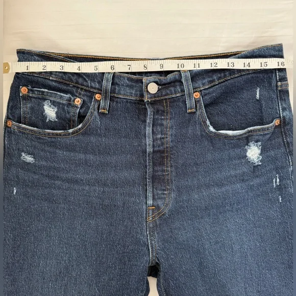 Levi's Dark Blue Skinny Jeans for Women - Picture 15 of 16